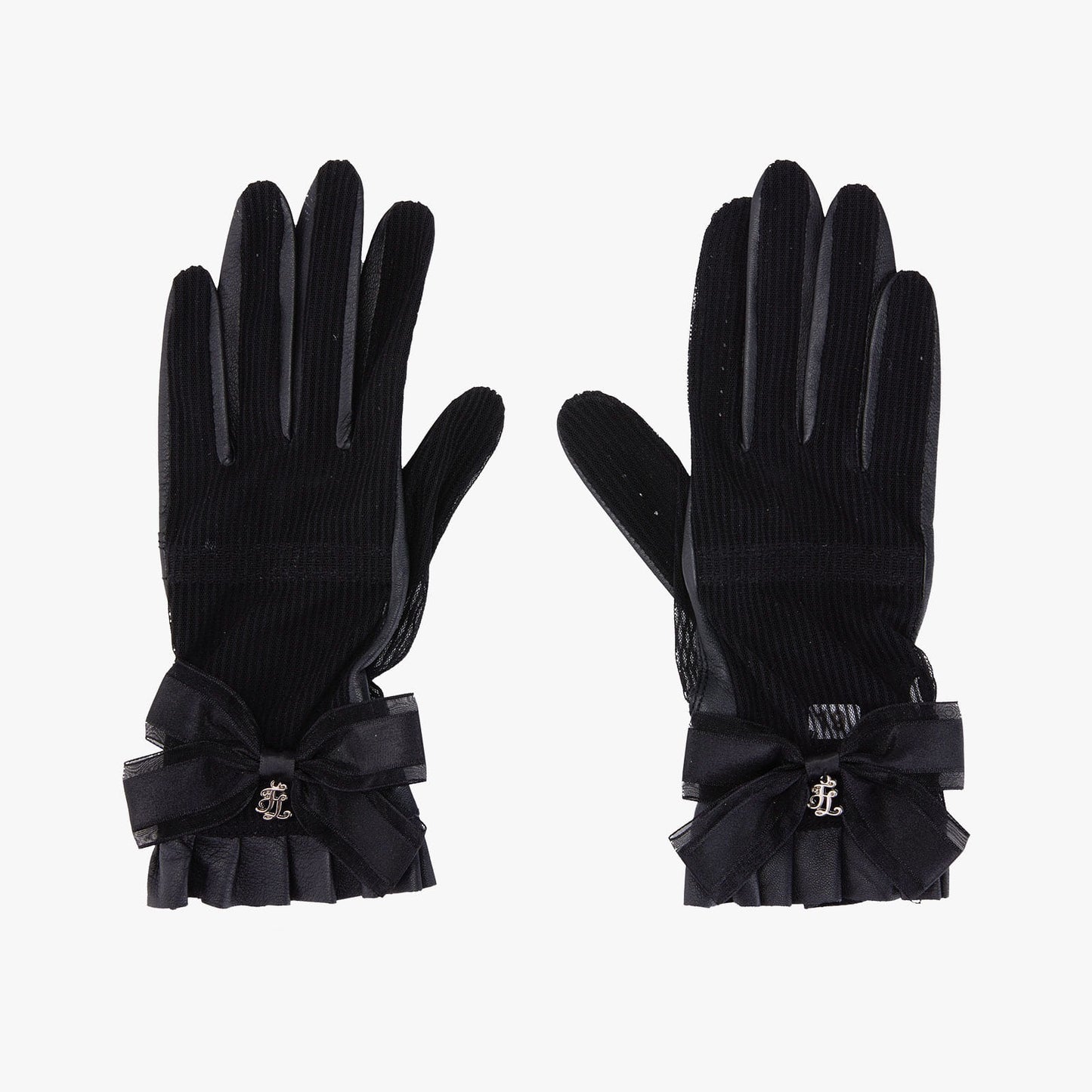 25SS ラムレザーシースルーリボングローブ