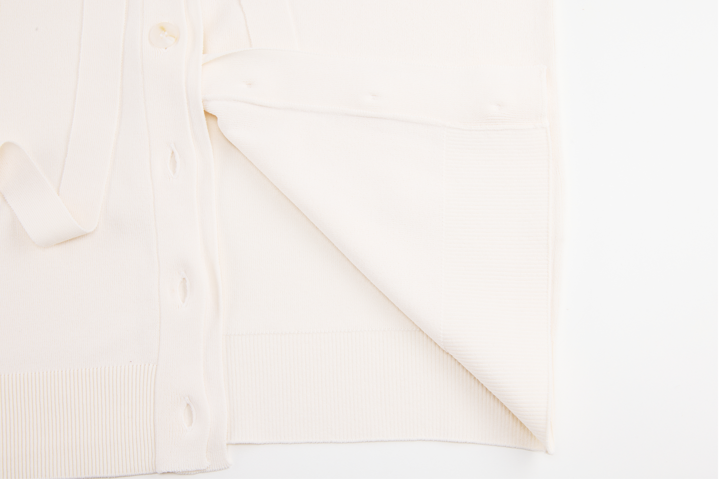 25SS ノースリーブVネックニットベストカーディガン