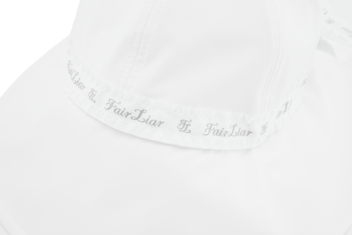 【RE-ORDER】フリルロゴテープ付きハット