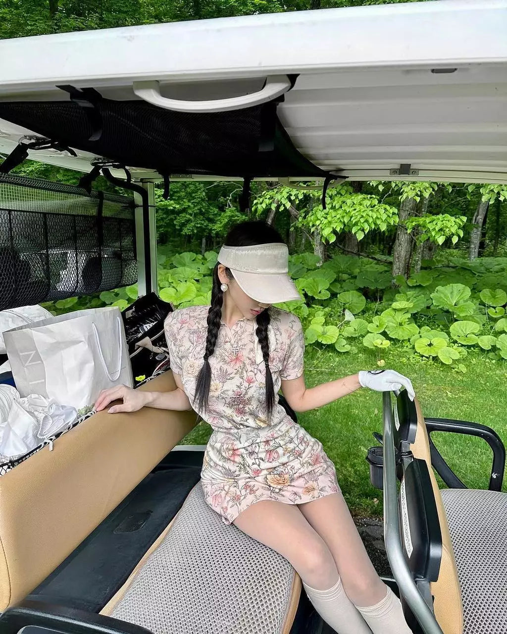 ガーデンショートスリーブニット