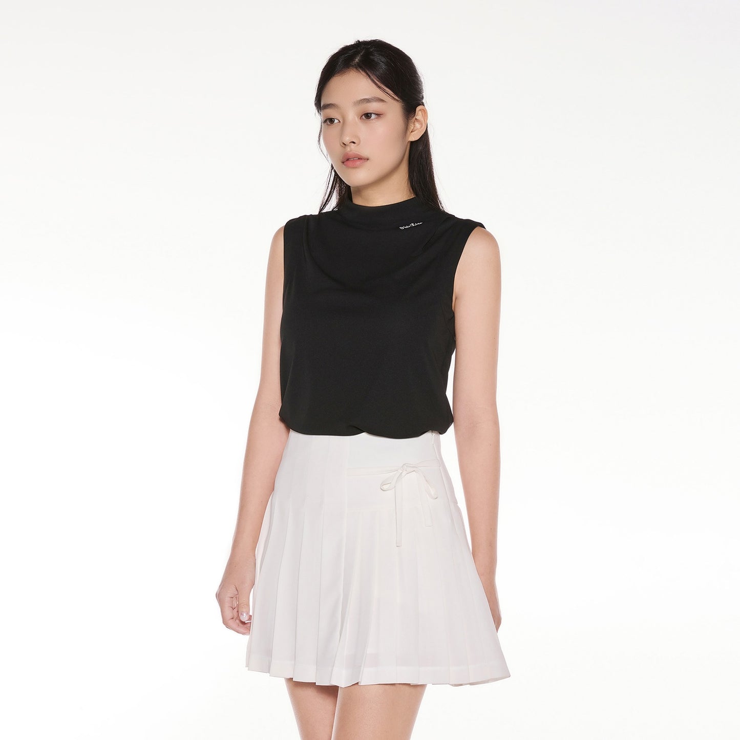 25SS ドレープキャップスリーブTシャツ