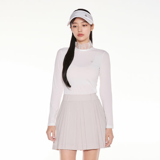 25SS ラッフルハイネックインナーTシャツ