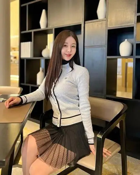 【RE-ORDER】ドットチュールプリーツスカート