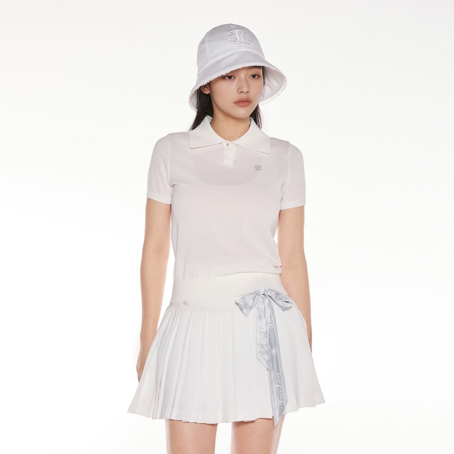 25SS パールポイント半袖ニット