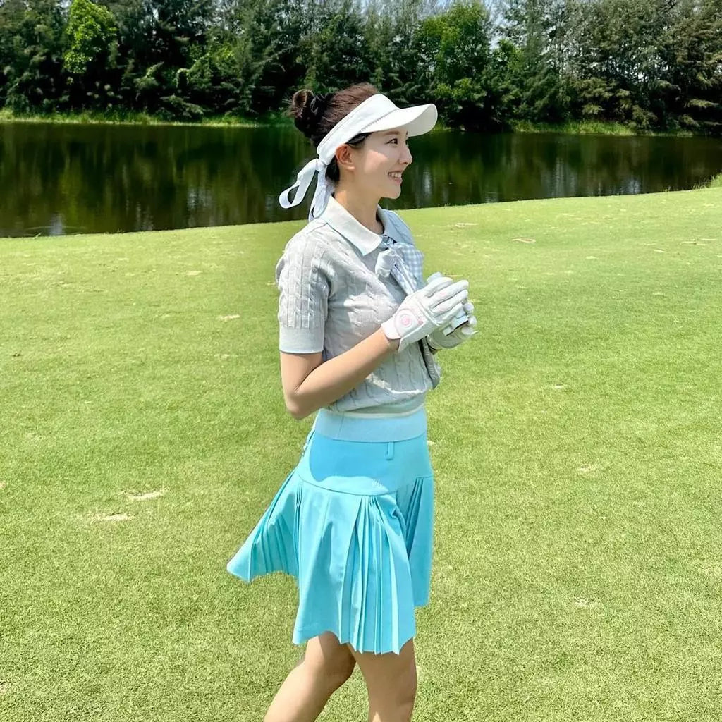 スカーフセット プリーツスカート