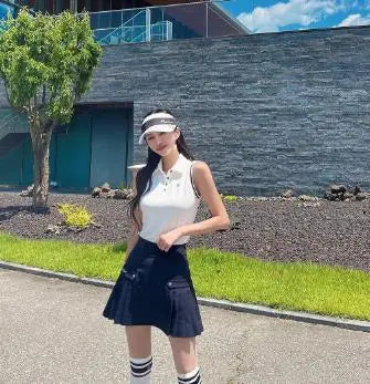 ハイウエストサイドプリーツスカート