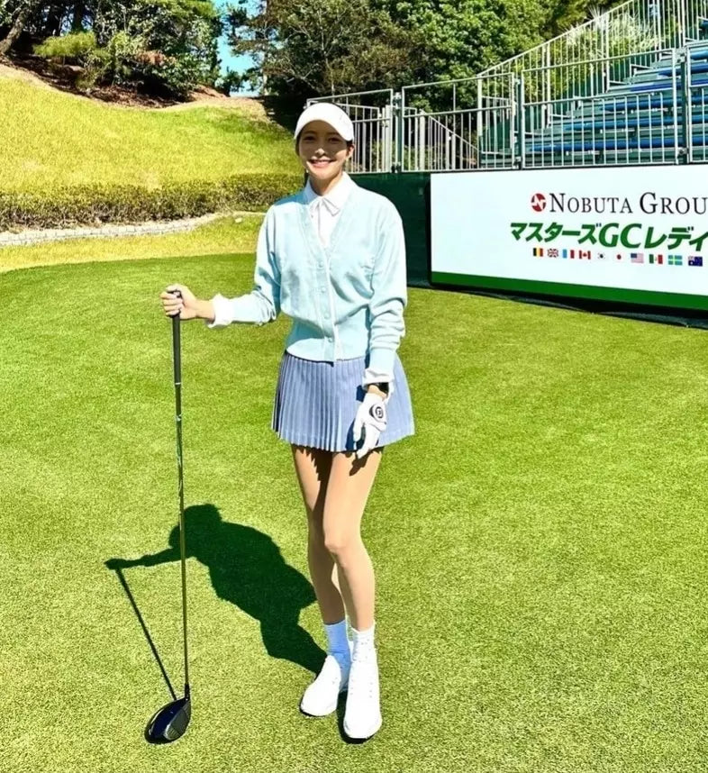 ロゴルーズフィットVネックカーディガン