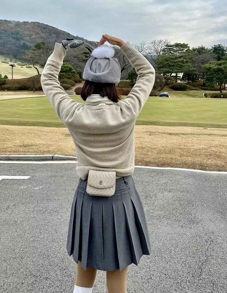 プリーツキュロットパンツ