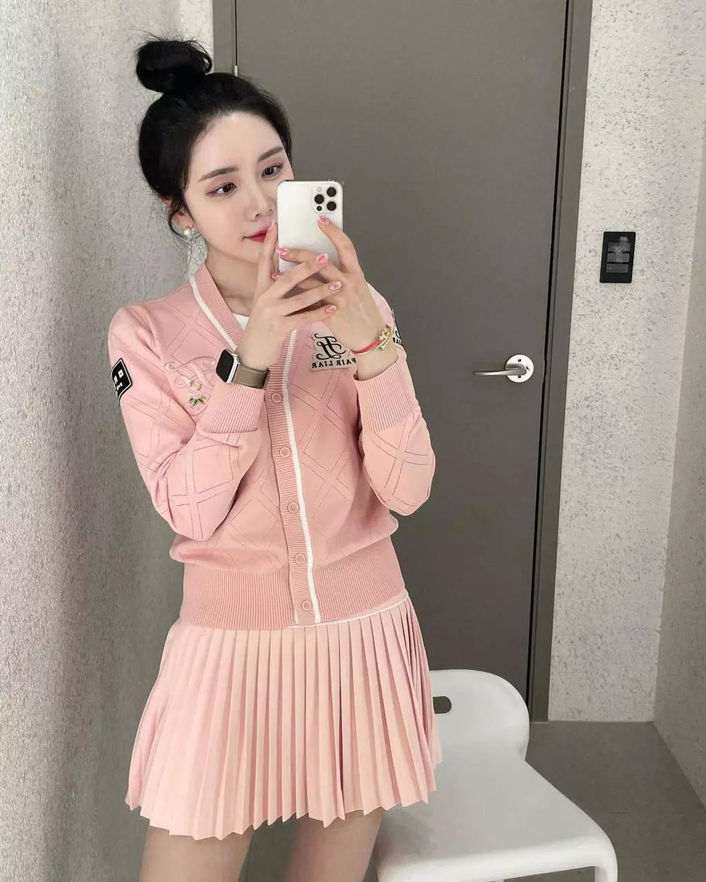 【RE-ORDER】フェアライアシグネチャーローウエストプリーツスカート