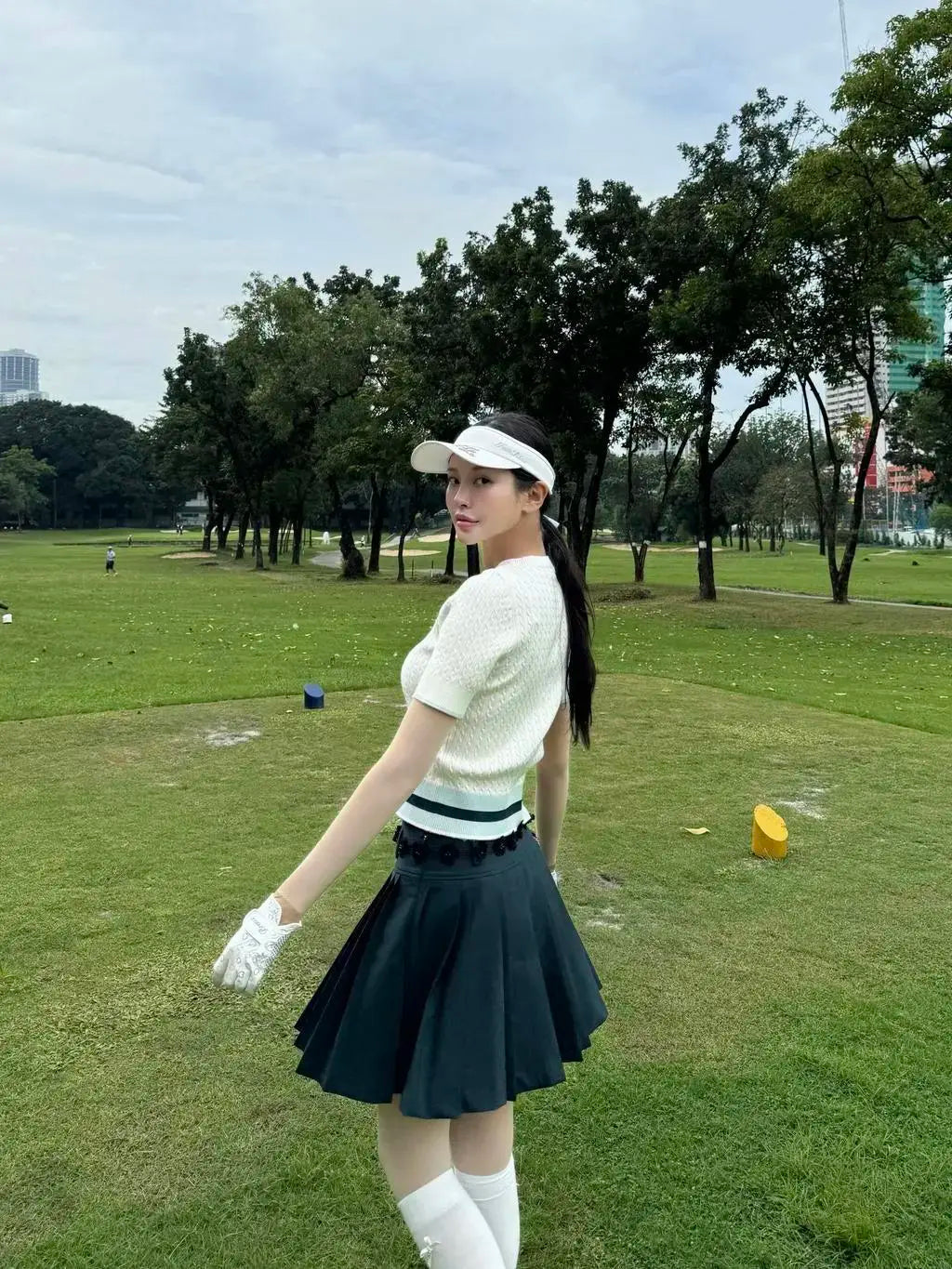 ベルトセットプリーツスカート
