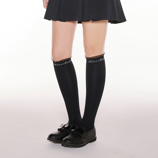 25SS フリルポイントニーハイソックス