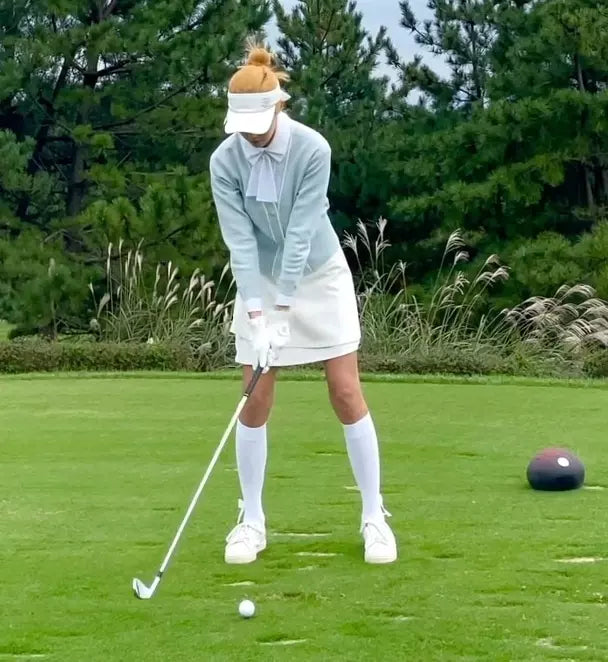 ロゴルーズフィットVネックカーディガン