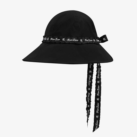 【RE-ORDER】フリルロゴテープ付きハット