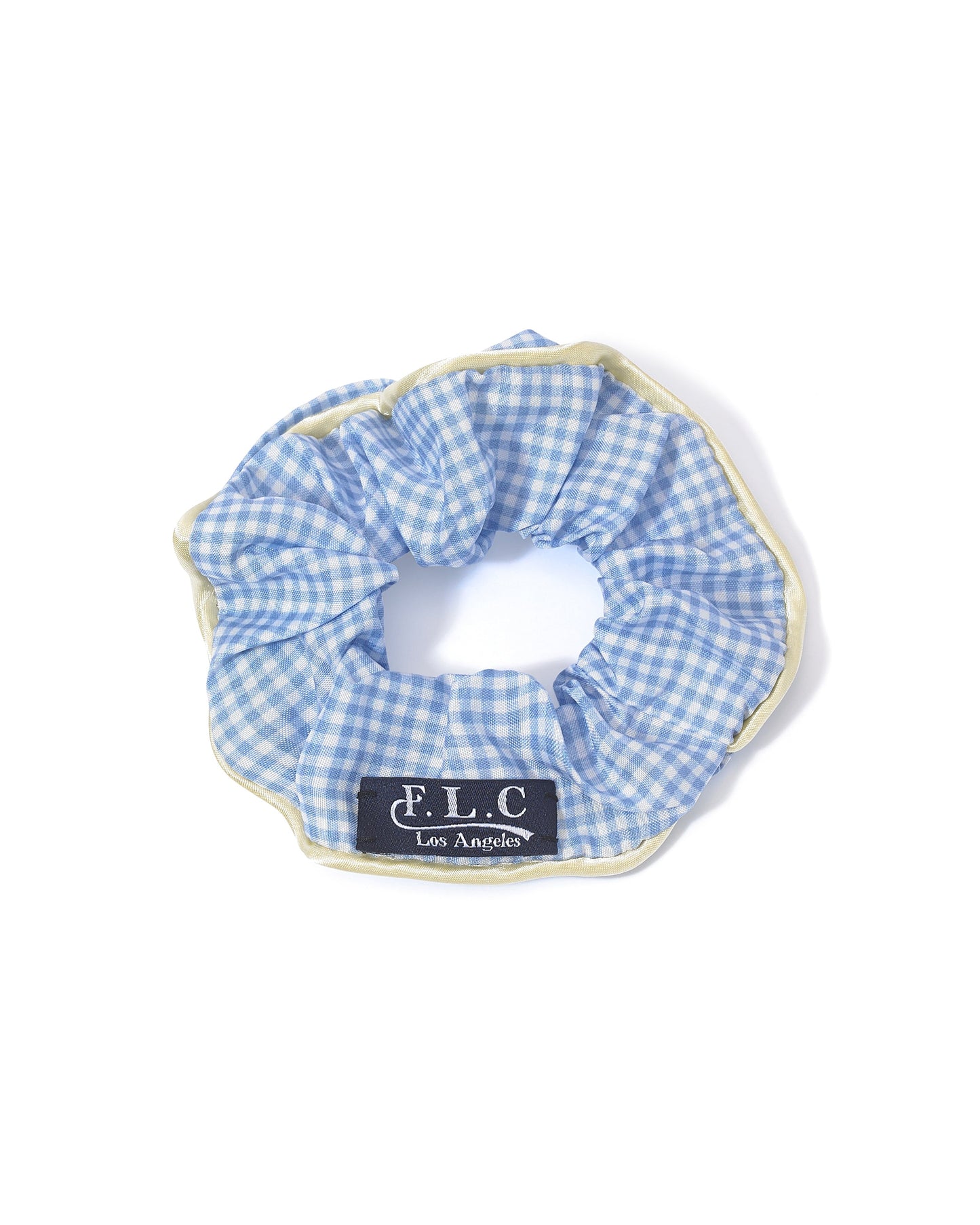 FLC チェックシュシュ (ブルー)