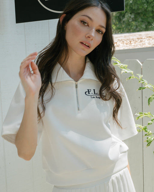 FLC エッセンシャルハーフジッププルオーバー