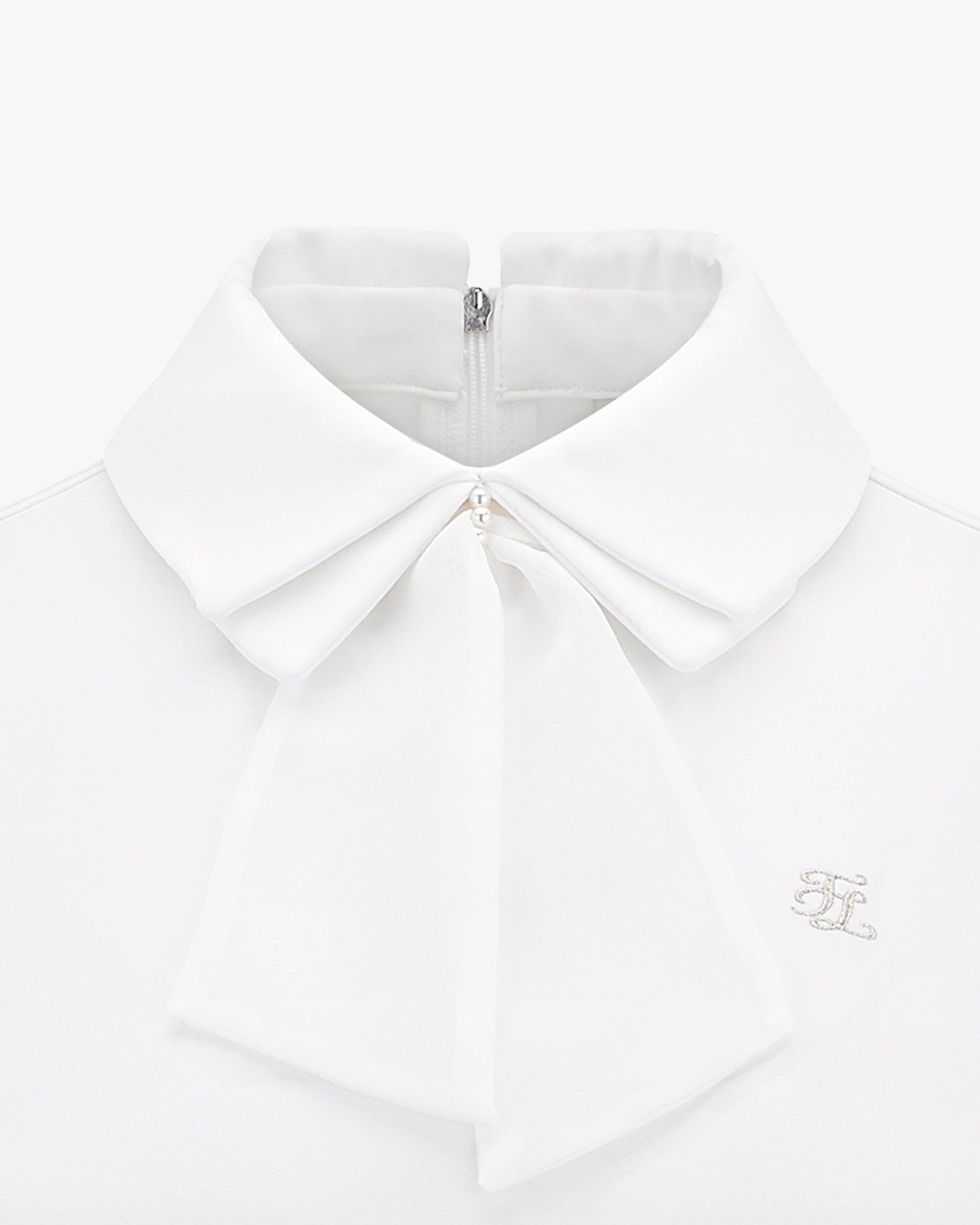 シフォンリボンカラーTシャツ
