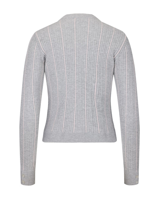 ケーブルカーディガン