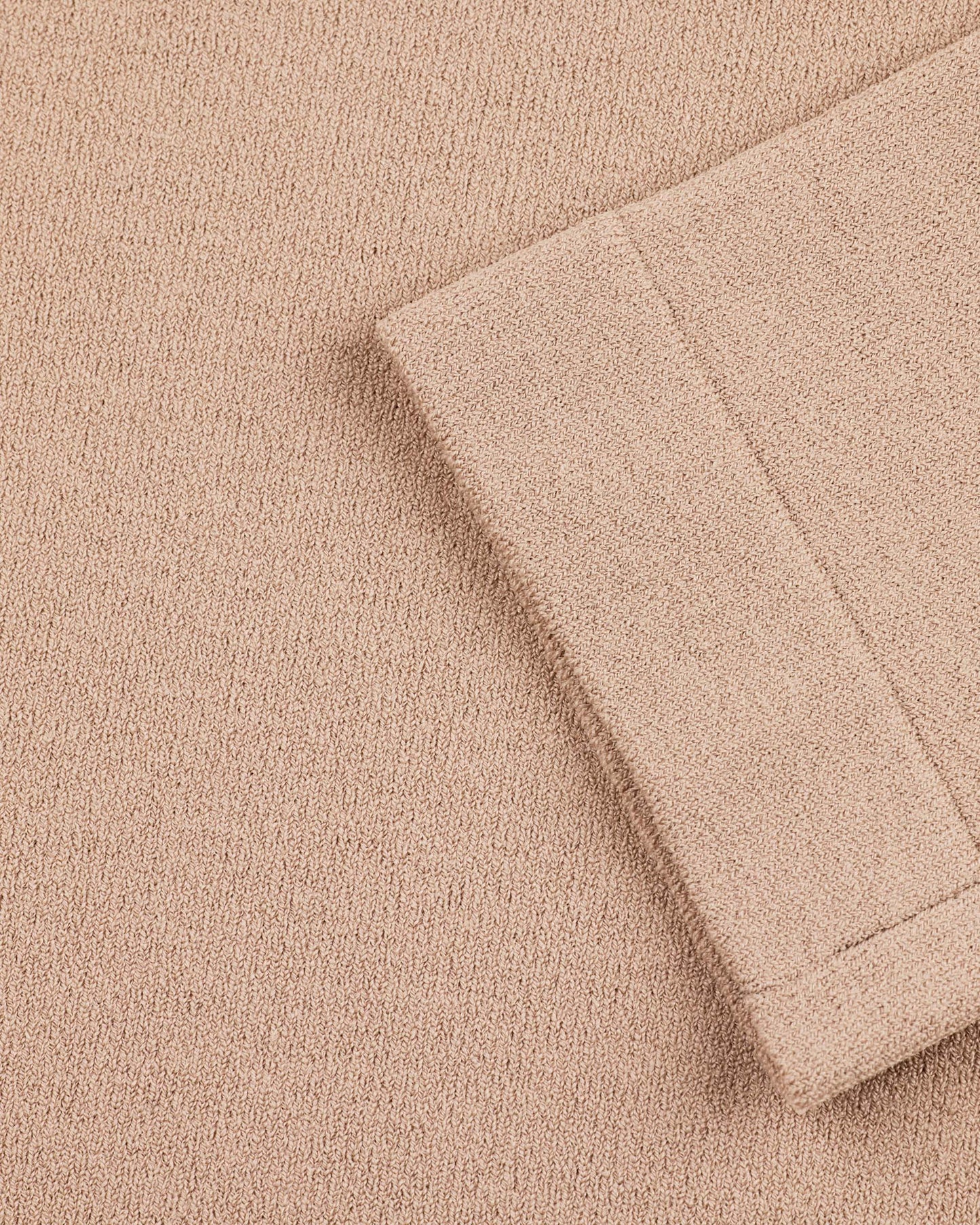 レザーカラーマッチニット