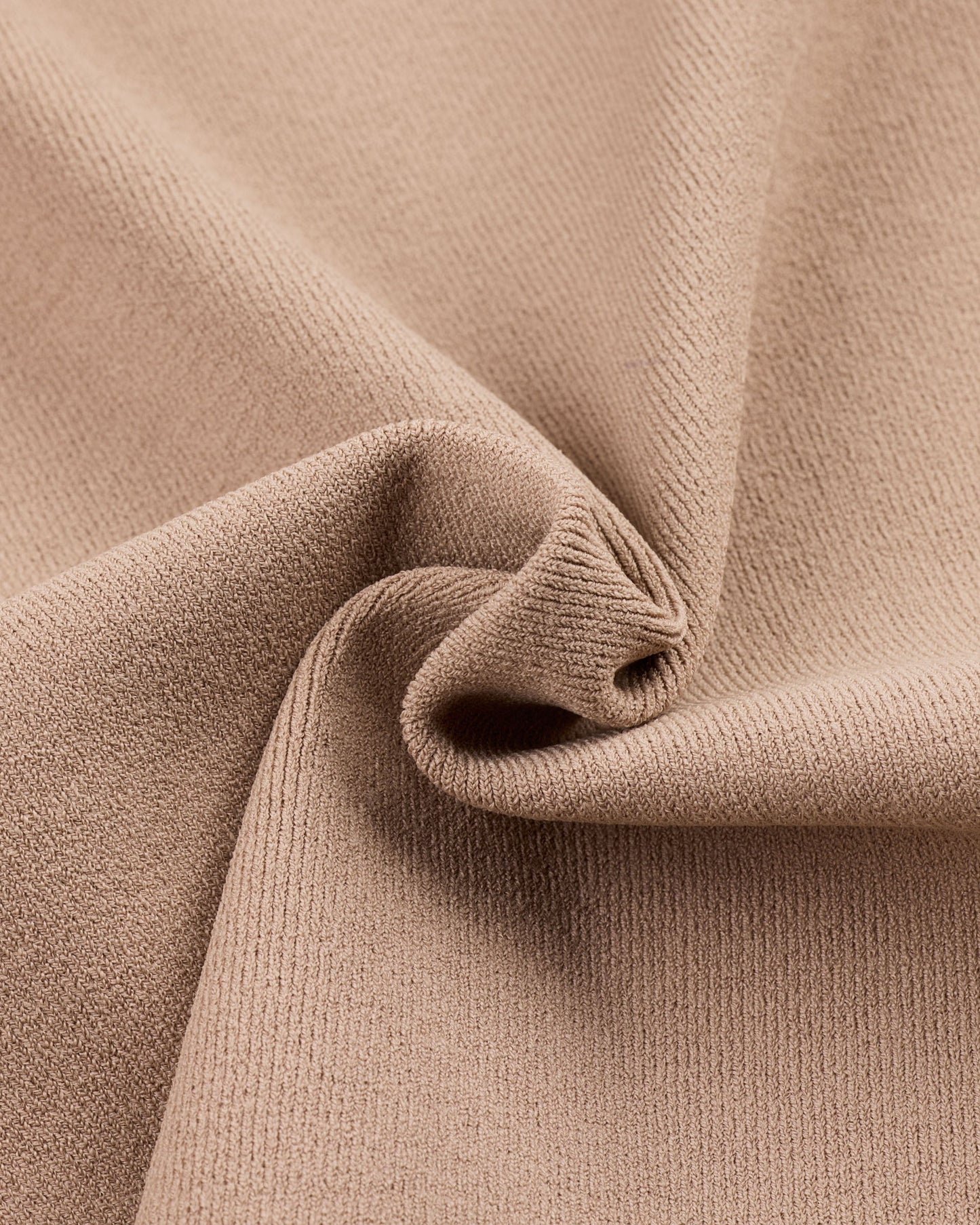 レザーカラーマッチニット