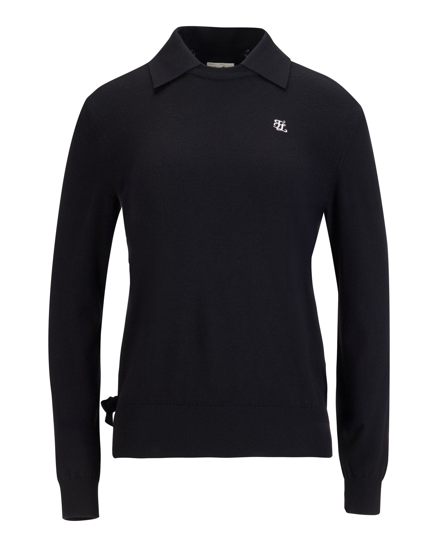 デタッチブルラウンドカラーTシャツ