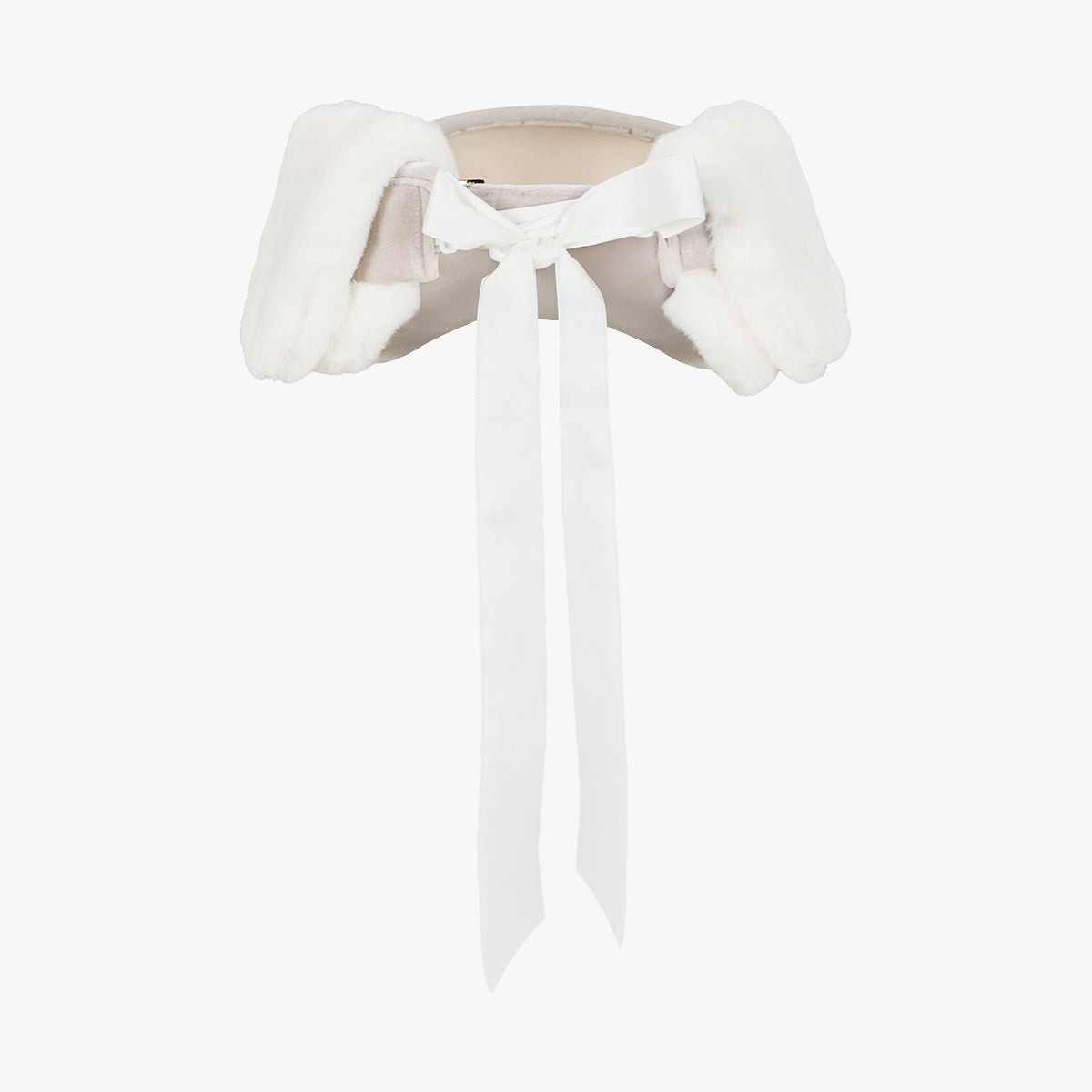 【RE-ORDER】ベルベットリボン付きバイザー