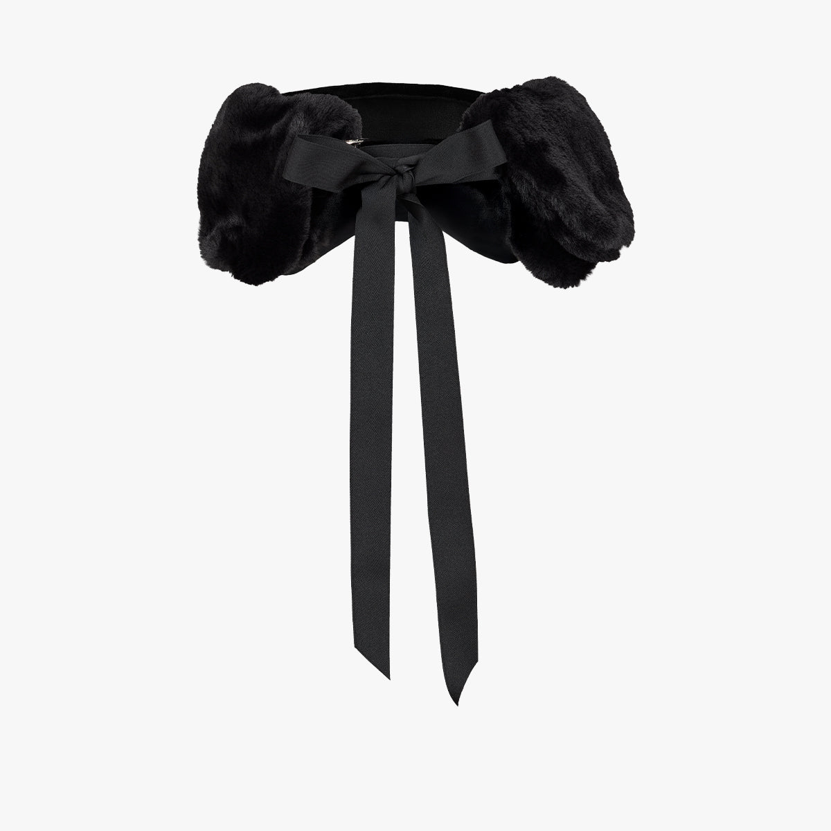 【RE-ORDER】ベルベットリボン付きバイザー