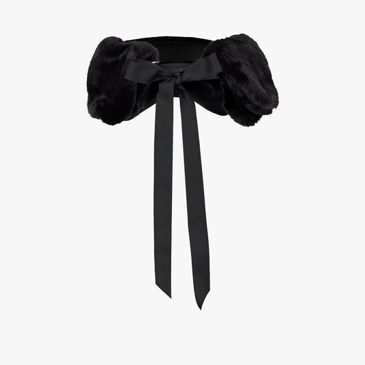 【RE-ORDER】ベルベットリボン付きバイザー