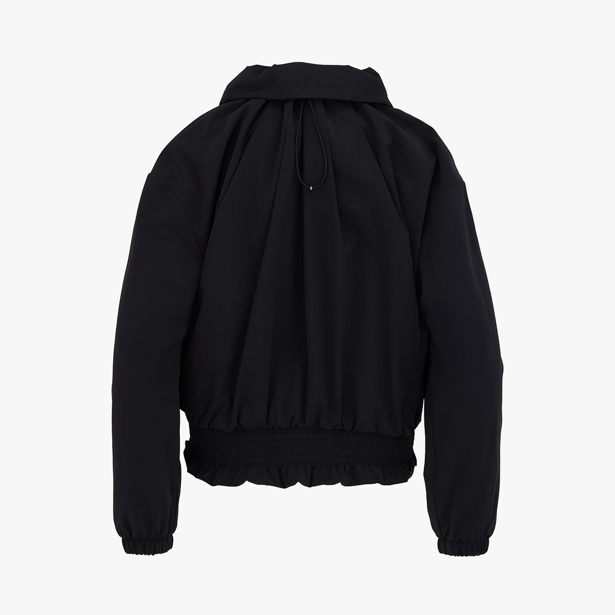 【RE-ORDER】ラッフルヘムジップアップジャンパー