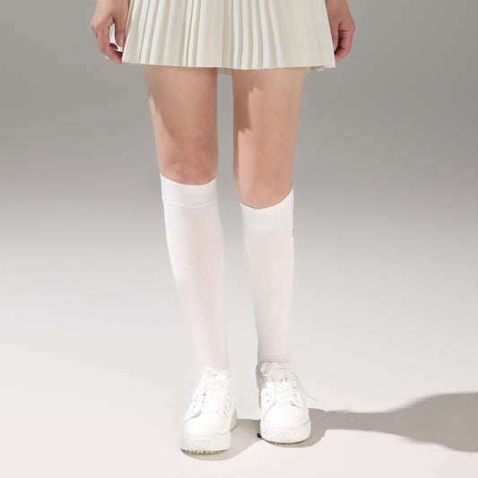 ベルベットリボンニーハイソックス