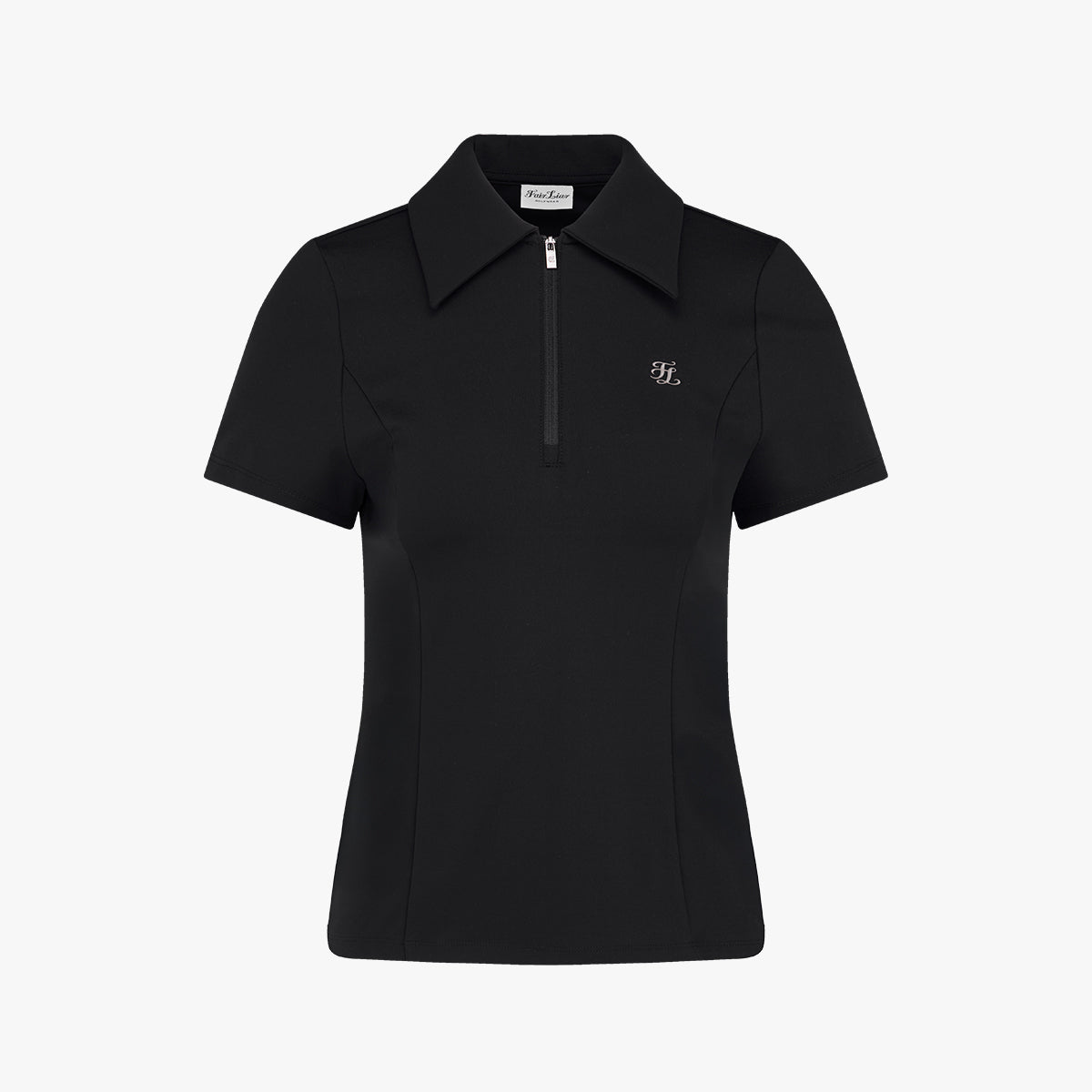 スリムフィットジップTシャツ
