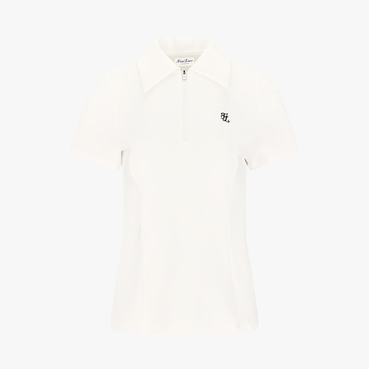 スリムフィットジップTシャツ