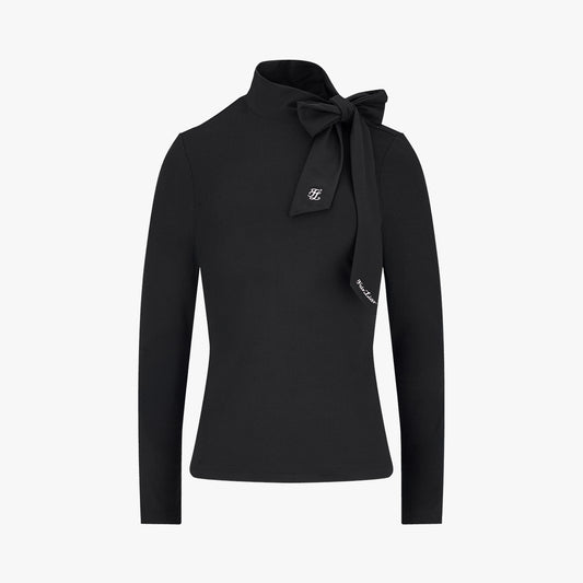 タイリボンタートルネックTシャツ