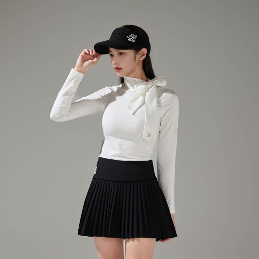 タイリボンタートルネックTシャツ