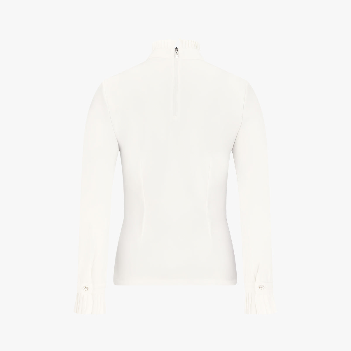 プリーツタートルネックTシャツ