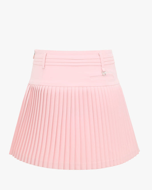 ハイウェストフレアプリーツスカート