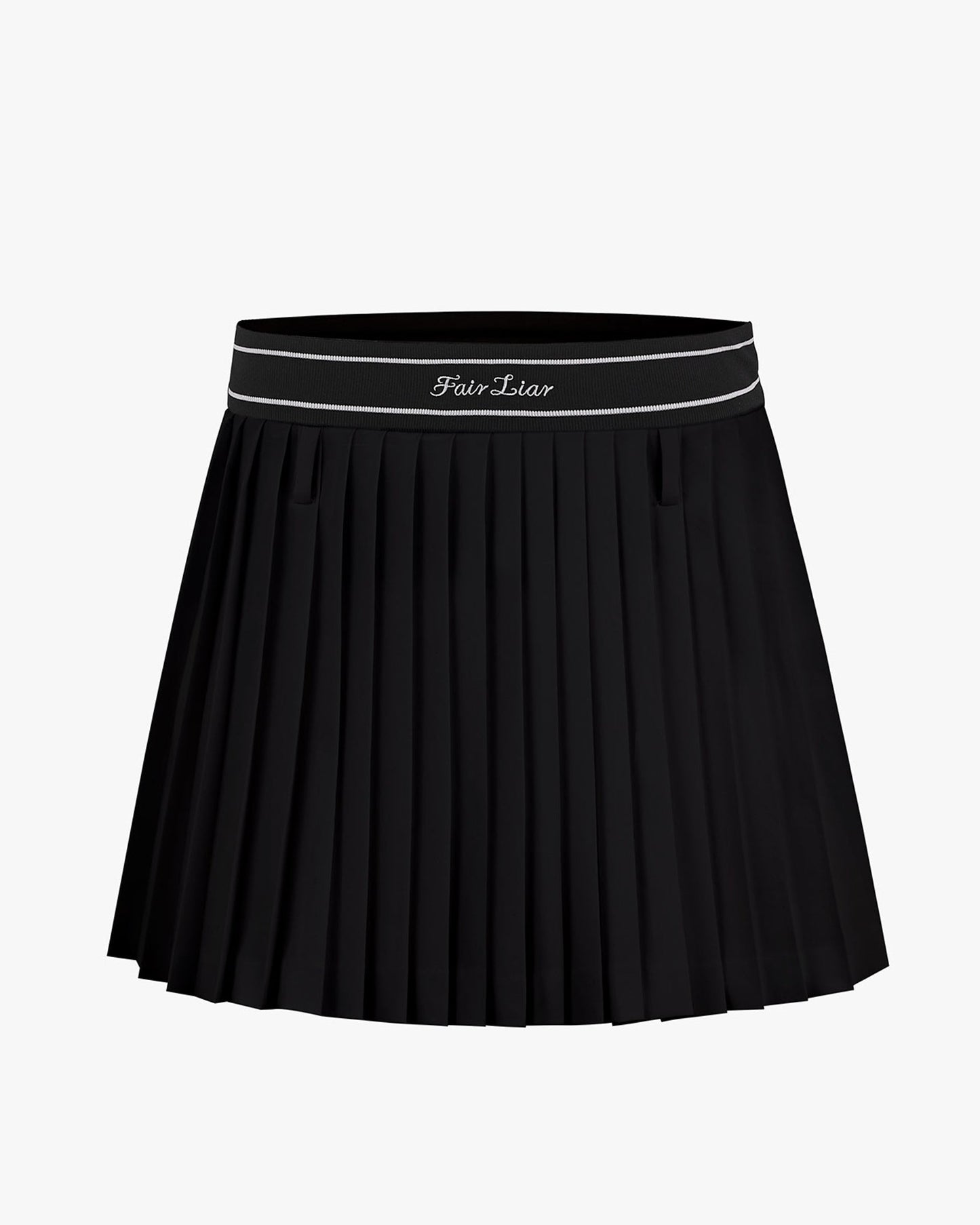 ベルトセットハイウエストプリーツスカート