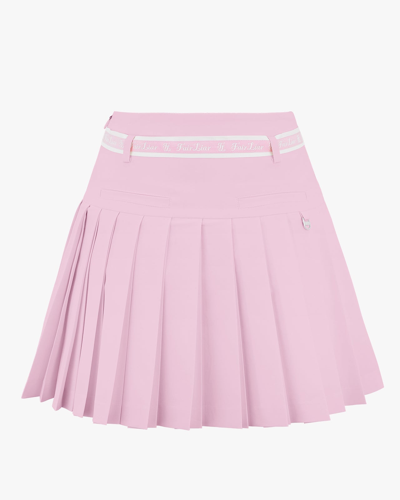 ハイウエストリボンセットプリーツスカート