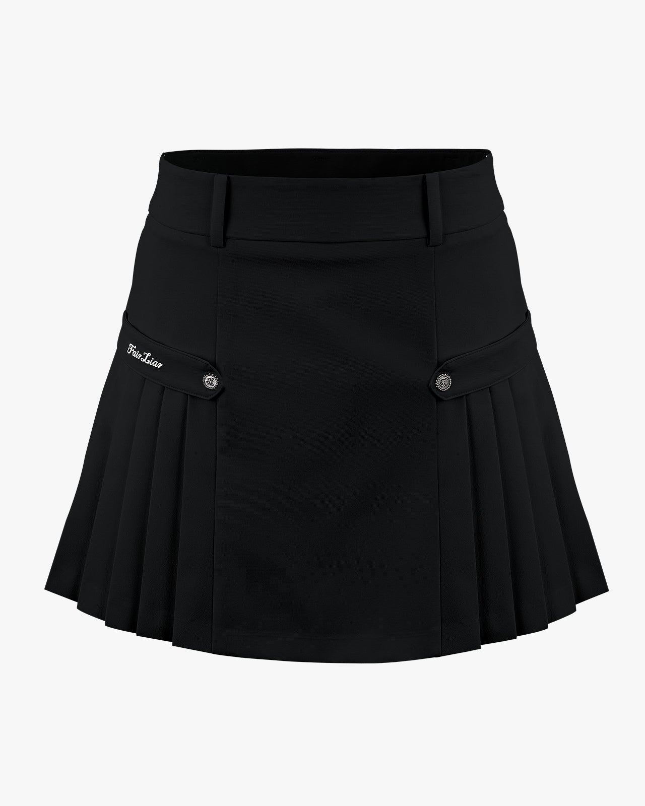 ハイウエストサイドプリーツスカート