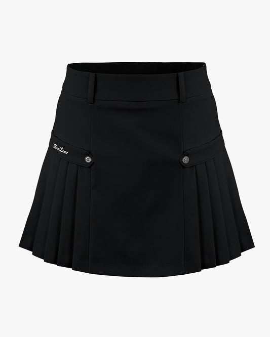 ハイウエストサイドプリーツスカート