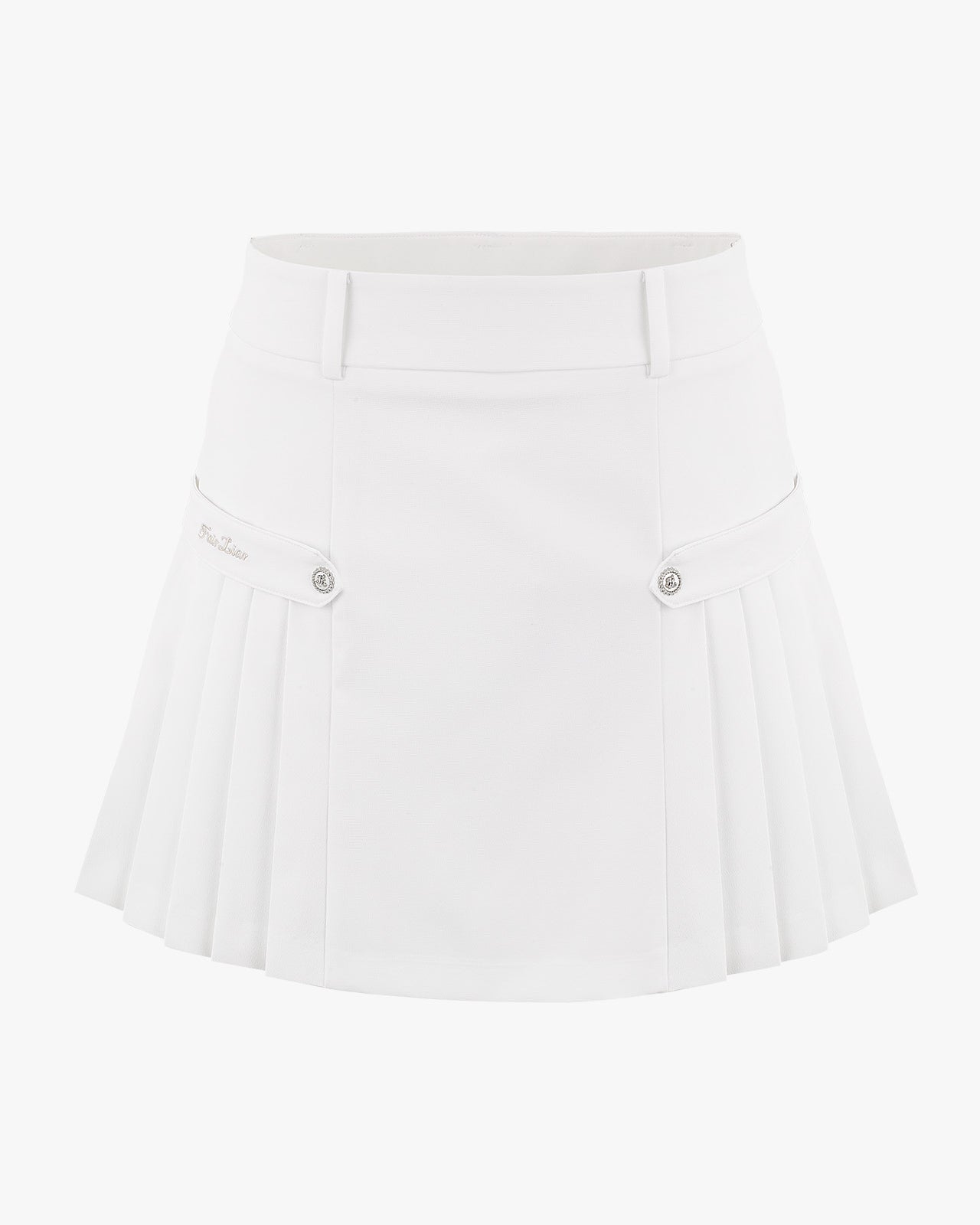 ハイウエストサイドプリーツスカート