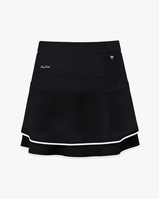 リボンベルト付フレアスカート