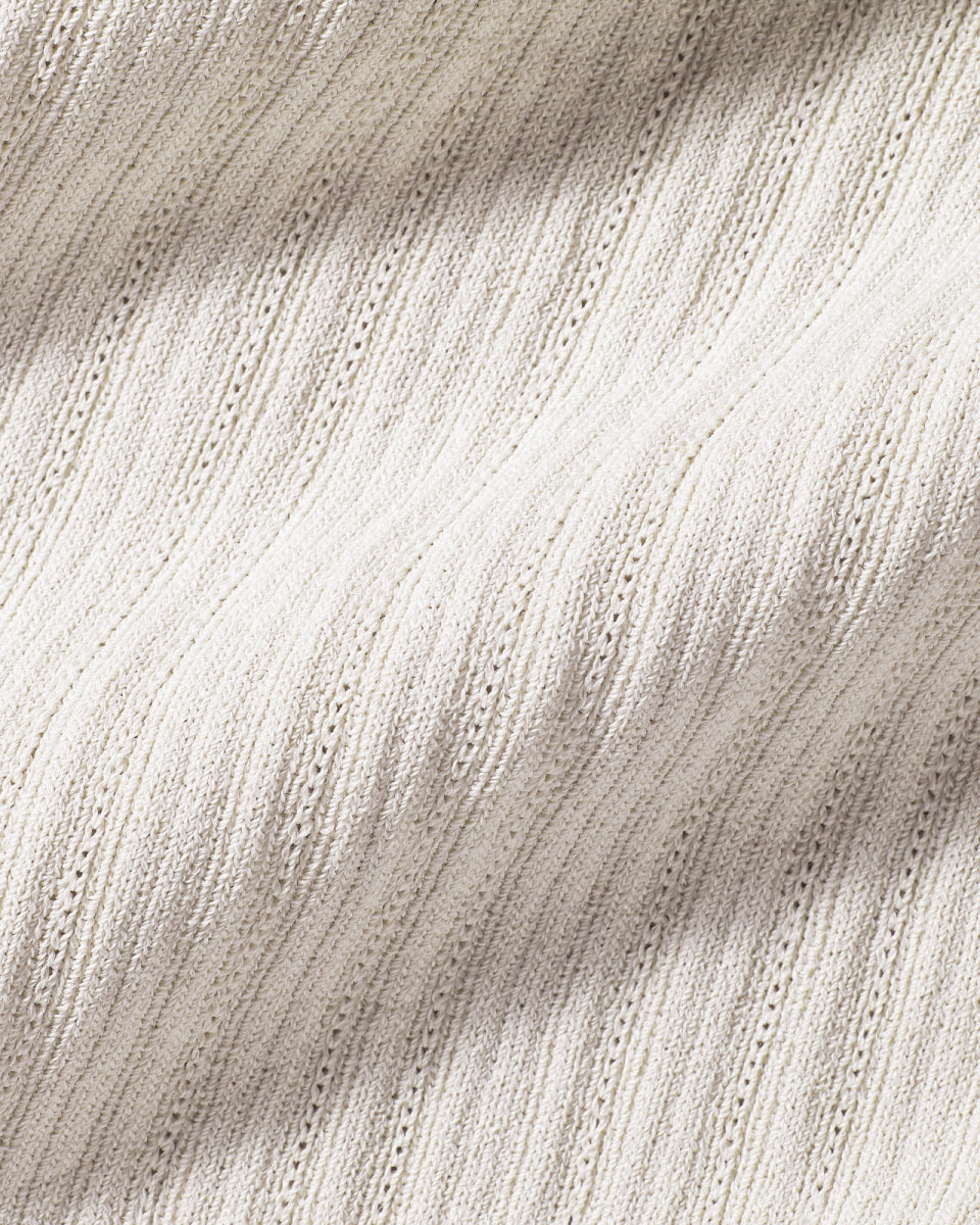 スカラップカラーチルニット