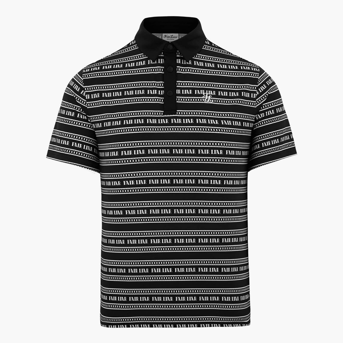 メンズ ロゴパターンプリントTシャツ