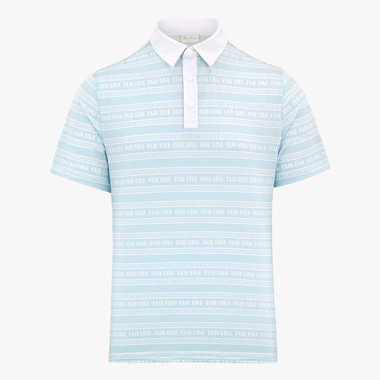 メンズ ロゴパターンプリントTシャツ