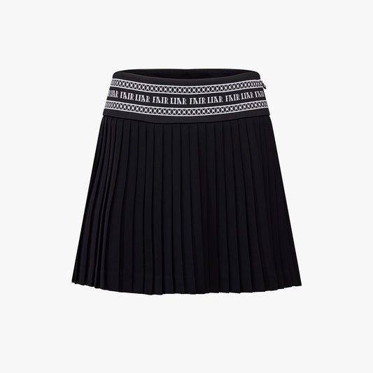 【RE-ORDER】ロゴバンドプリーツスカート