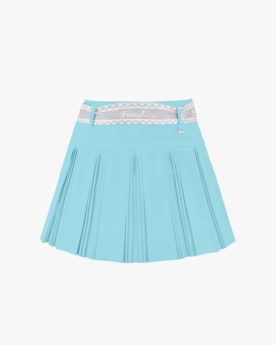 スカーフセット プリーツスカート