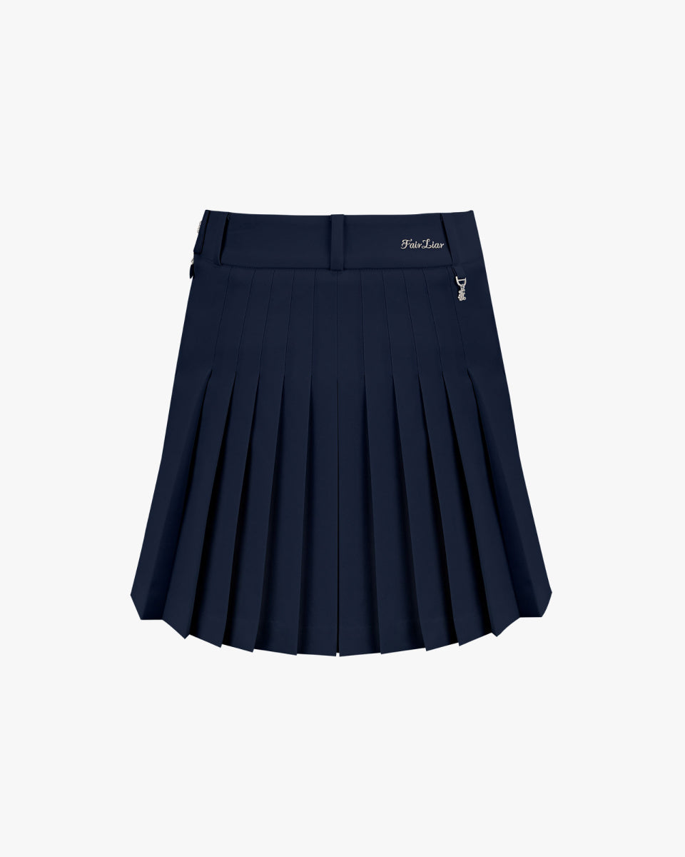 ポイントスナッププリーツスカート