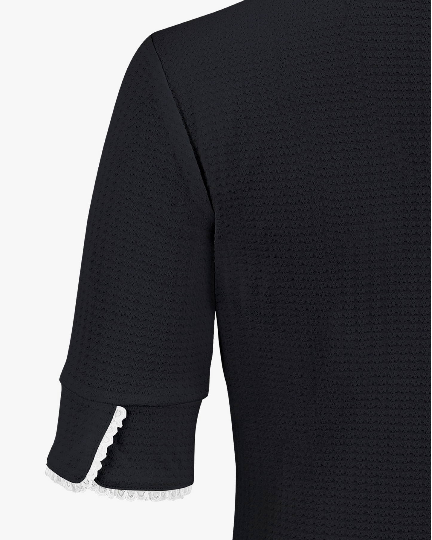 フリルハイネックチルTシャツ