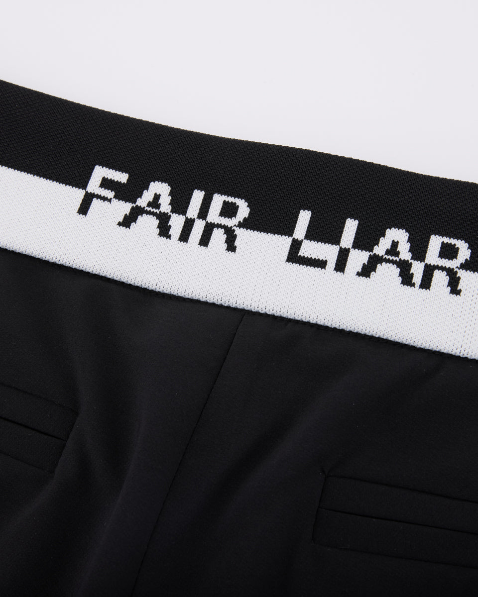 25SS バックバンドストレートフィットパンツ