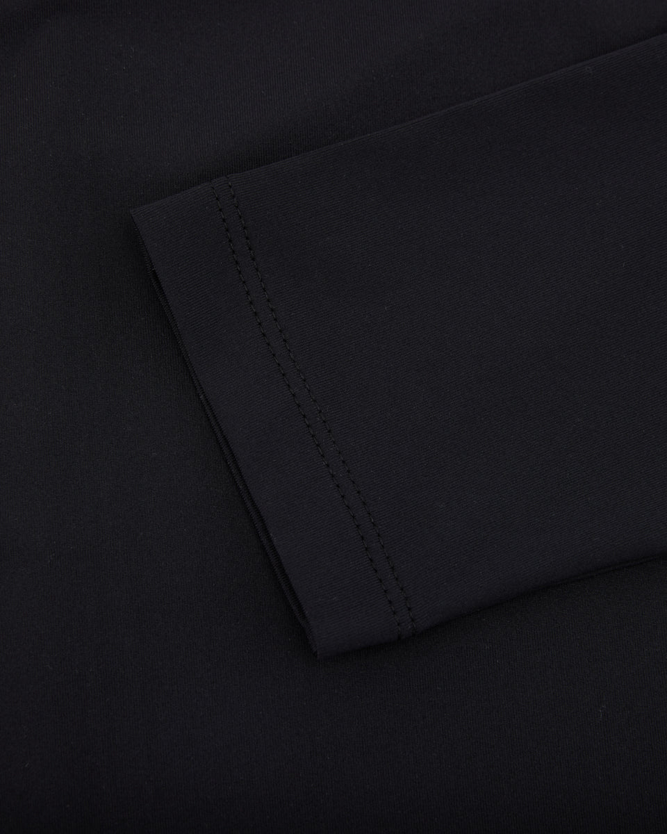 25SS シャーリングリボンハイネックTシャツ